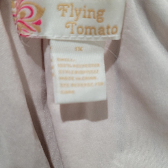 Flying tomatoe womens 1XL boho peasant blouse top - Picture 11 of 12